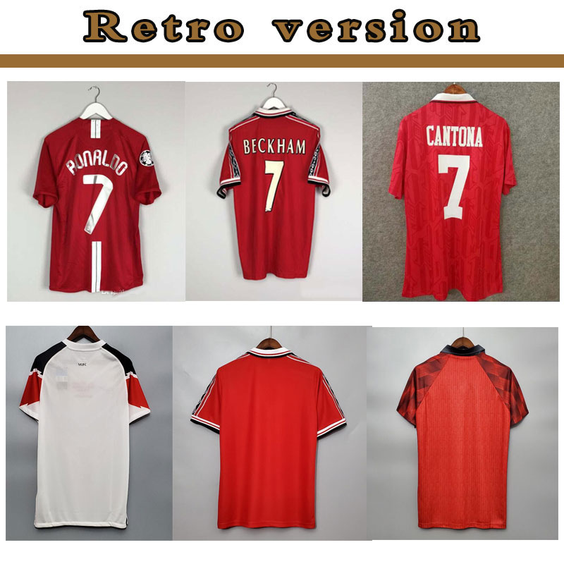 

Retro 1984 1986 1988 United Soccer Jersey Man 1990 92 94 96 98 utd RONALDO BECKHAM CANTONA KEANE SCHOLES Manchester Vintage football shirt, Green
