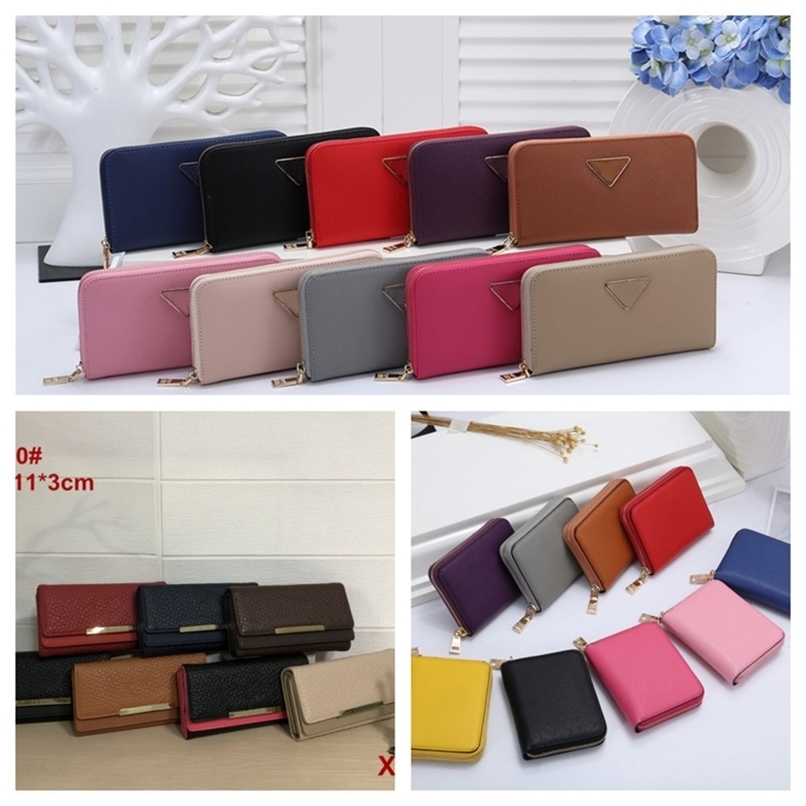 

Triangle PU Designers Student Girls Portable Purse Wallets Fashion Leather Credit Card Holder Zipper Crossbody Shoulder Bag Clutch Handbags Classic Coin Case Pack, Fill postage