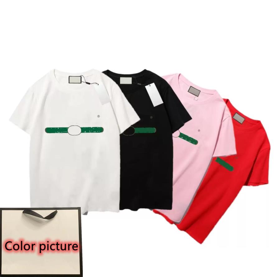 

2021 women men shirts Oversize T-shirt with Interlocking g designer tops tee letter printed summer white black Balencaigas island gvcci monclair