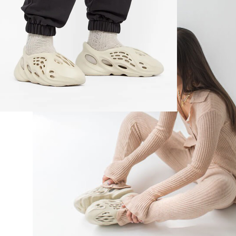 

Explosive new series of luxury designer foam sandals slippers couple models foam runners hole slipper feet feel soft outdoor sports walking beach shopping, Shipping supplement