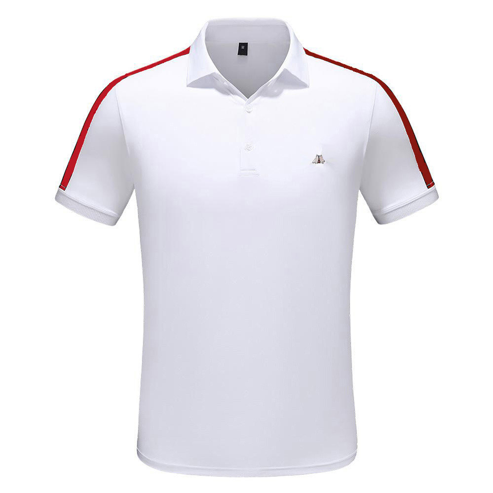 

Polos Brand Short Sleeve Mens Shirts Cotton Casual Plus Size -3XL Summer Hommes Polos Fashion Male Tops LZA7