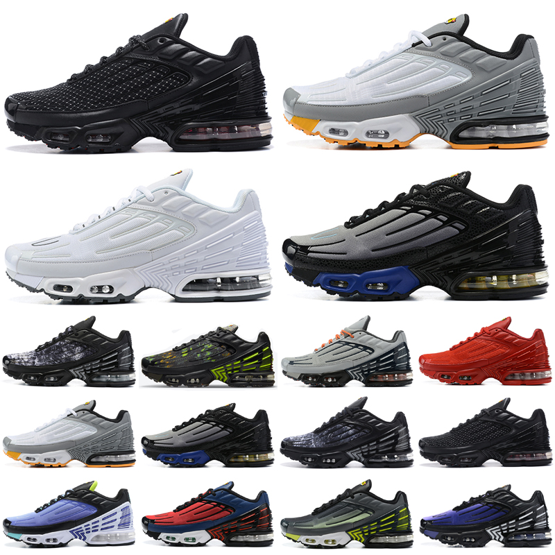 

2022 Men Womens Tn Plus 3 Huarache Running Shoes Tuned Mens Sneakers Mesh Triple White Black Navy Blue Orange Red Iridescent Multi Crater Sports Trainers, As photo 32