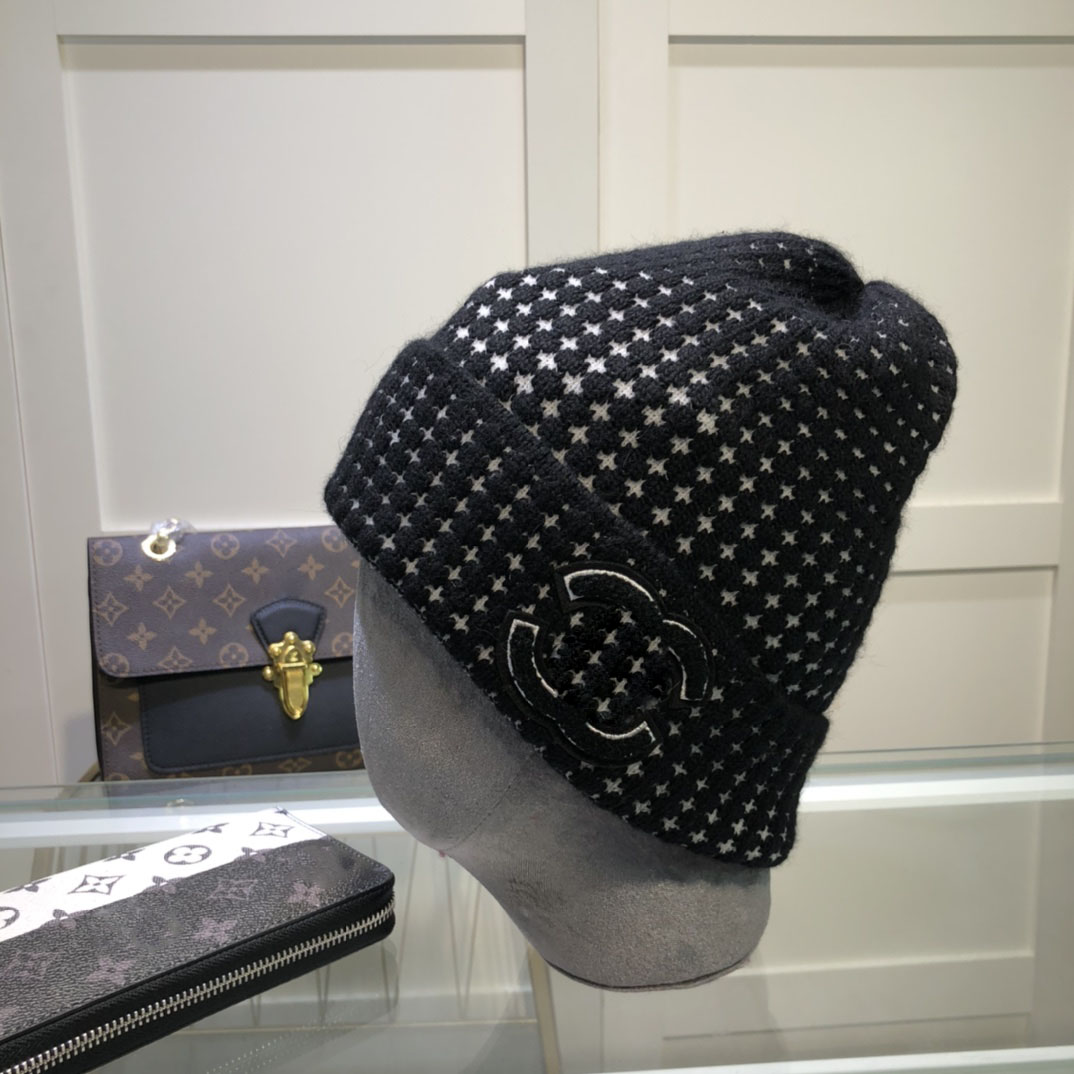 Women's Designer Brand Bucket Hat Men's Solid Color Wool Fleece Knitted Hat