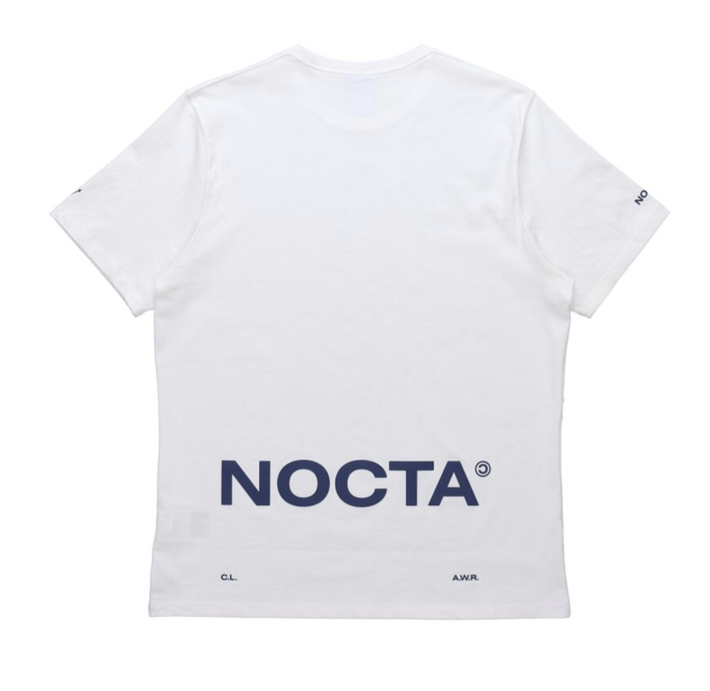 

Men's T-Shirts Us Drake co branded nocta chest small sports round neck short sleeve T-shirt high street rap loose, White