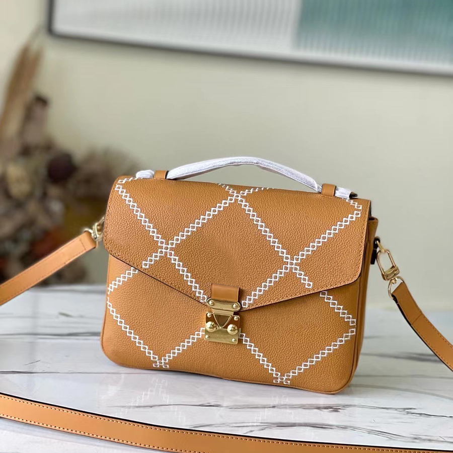 

10A Mirror quality METIS Designer Messenger Bag M46028 Genuine Leather Shoulder Handbags Fashion Crossbody Bags With Box L020