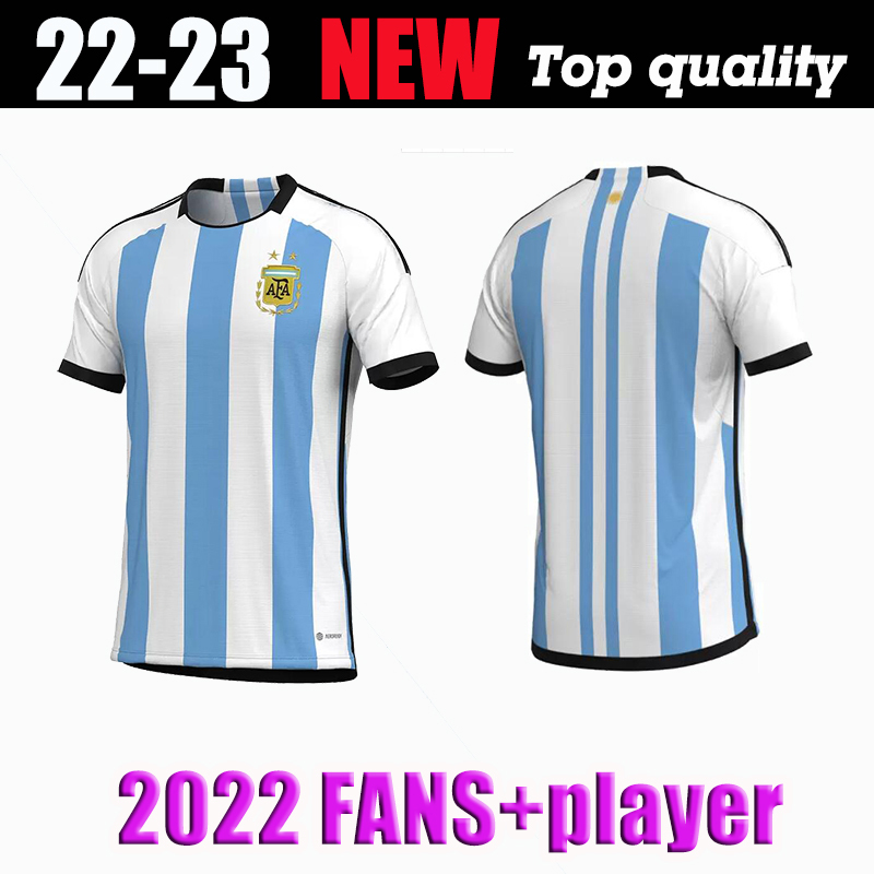

Player Fans Version Soccer Jersey 2022 special edition Cope America Home Football Shirts 2023 2022 DYBALA LO CELSO National Team MARADONA Men