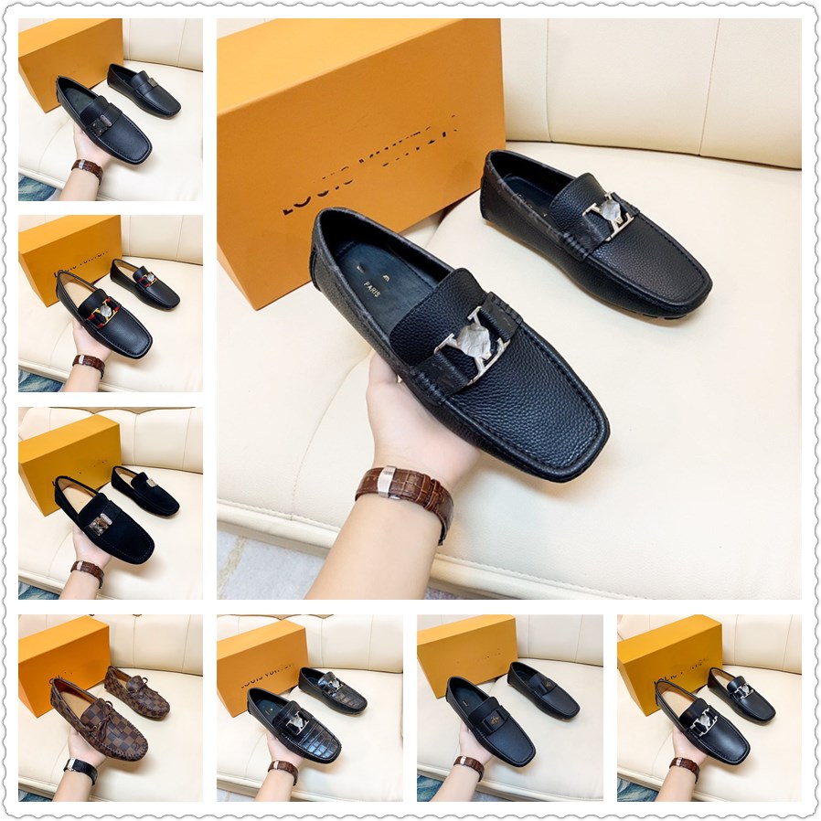 Designer Man Moccasins Fashion Slip on Flats Casual Geothes Cover Shoes Men Loafers Breathable Mocassin Homme Luxury Brand Shoe