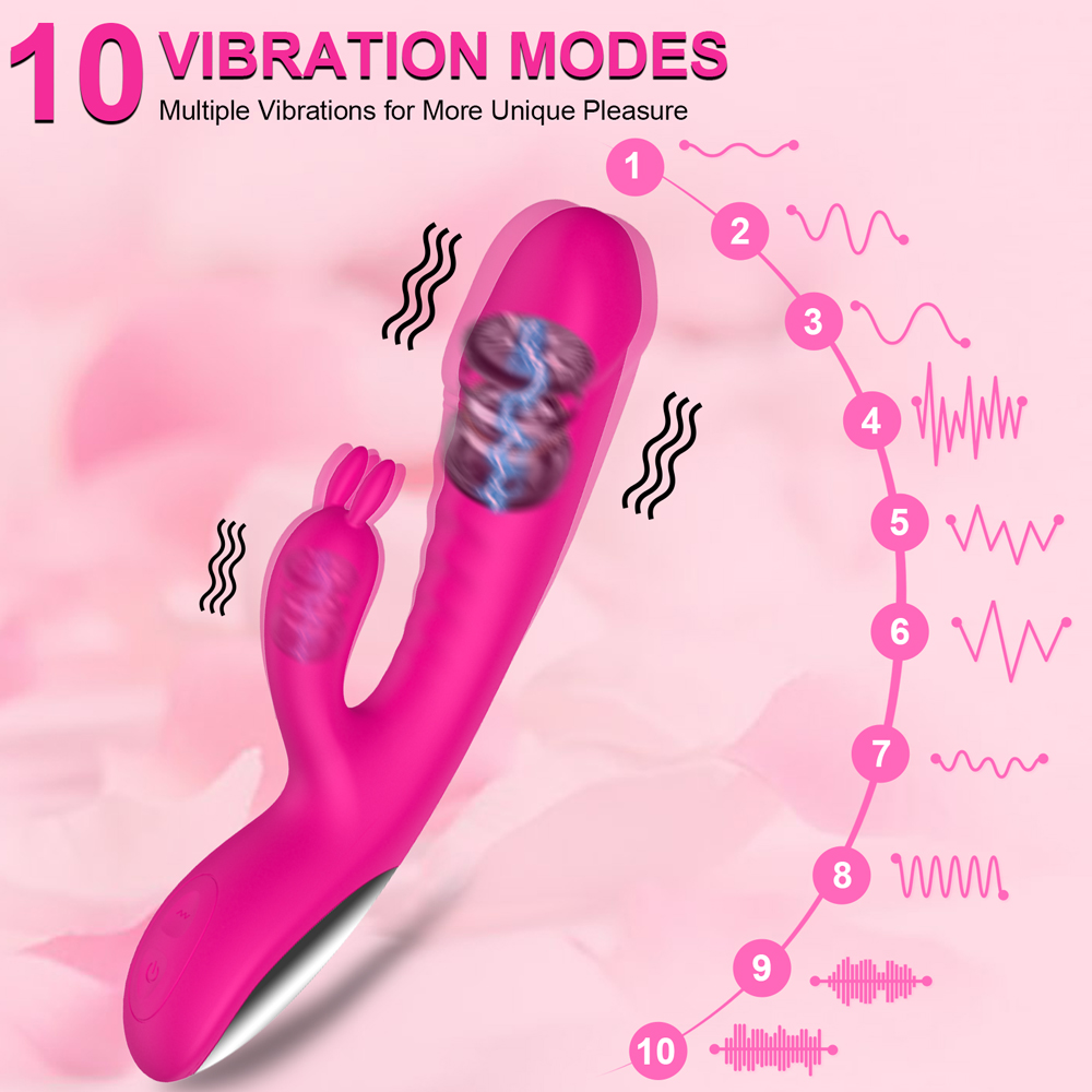 Powerful Rabbit Vibrator Female G Spot Vibrator for Woman Clitoris Stimulator Masturbator Massager Sex Toy Adult Goods18 Sexg-image-764637116