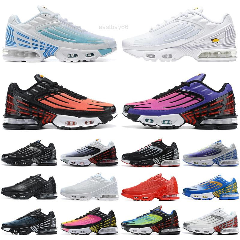 

WITH BOX designer 2023 New Top Quality Tuned Tn Plus 3 Mens Trainers Tn 3 Women Mens Running Shoes White Laser Blue Black Red Sports Sneakers, 34
