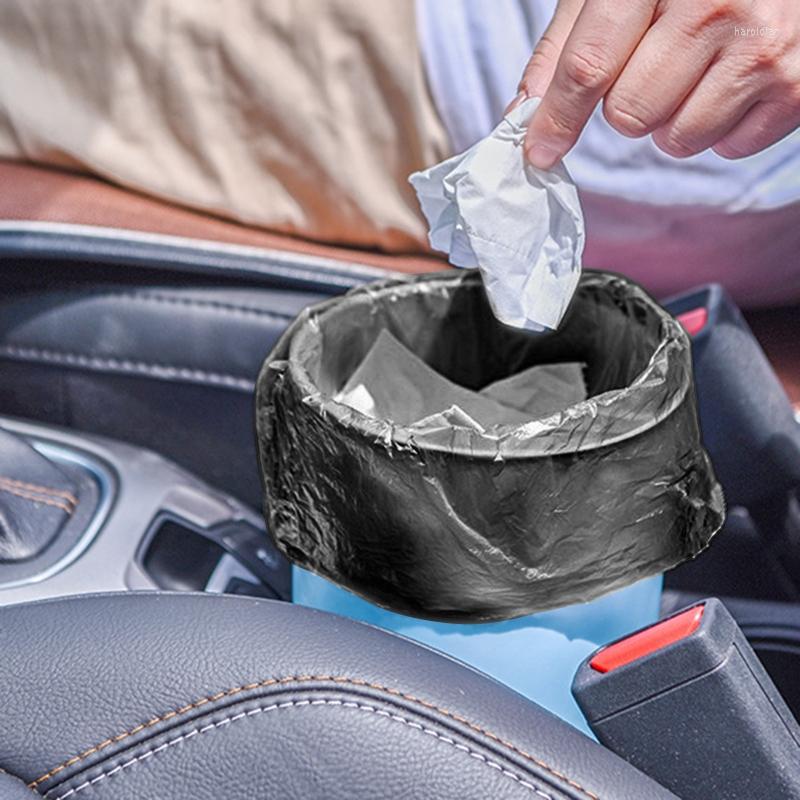 

Interior Accessories Disposable Garbage Storage Container For Car Kitchen Home Waste Trash Can Bag Pouch Household Cleaning Plastic