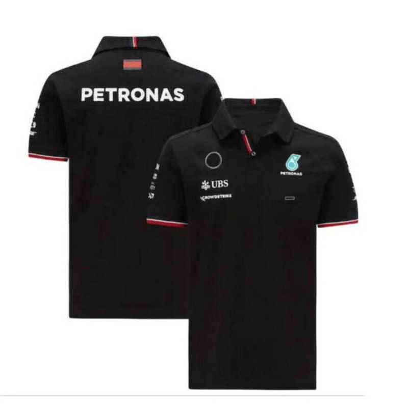 Designer Men's Luxury Petronas t Shirts Mercedes Amg Top F1 Formula One Racing Polos Women Casual Short Sleeve T-shirts Benz Polo Lewis