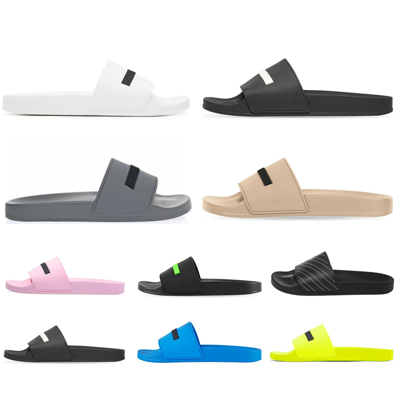 

Luxury Flat Slippers Slides Sandals Triple Black Pink Designer Slipper luxurys Slide Sandals, Color#1