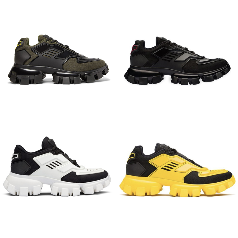 

Cloudbust Thunder sneakers for Mens woman platform Trainer 3D Runner Trainers shoes knit fabric Low Top Light Rubber Sole Large Size with box NO40, Color 16