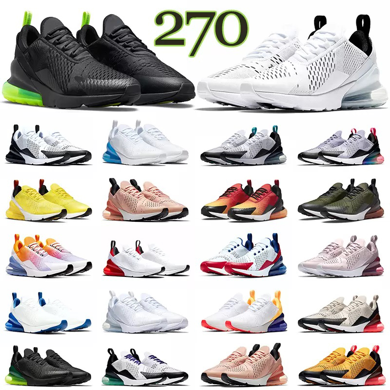 

270 270s running shoes triple white black neon women men chaussures usa be true cactus barely rose rough green mens trainers outdoor sport sneakers, Item#3