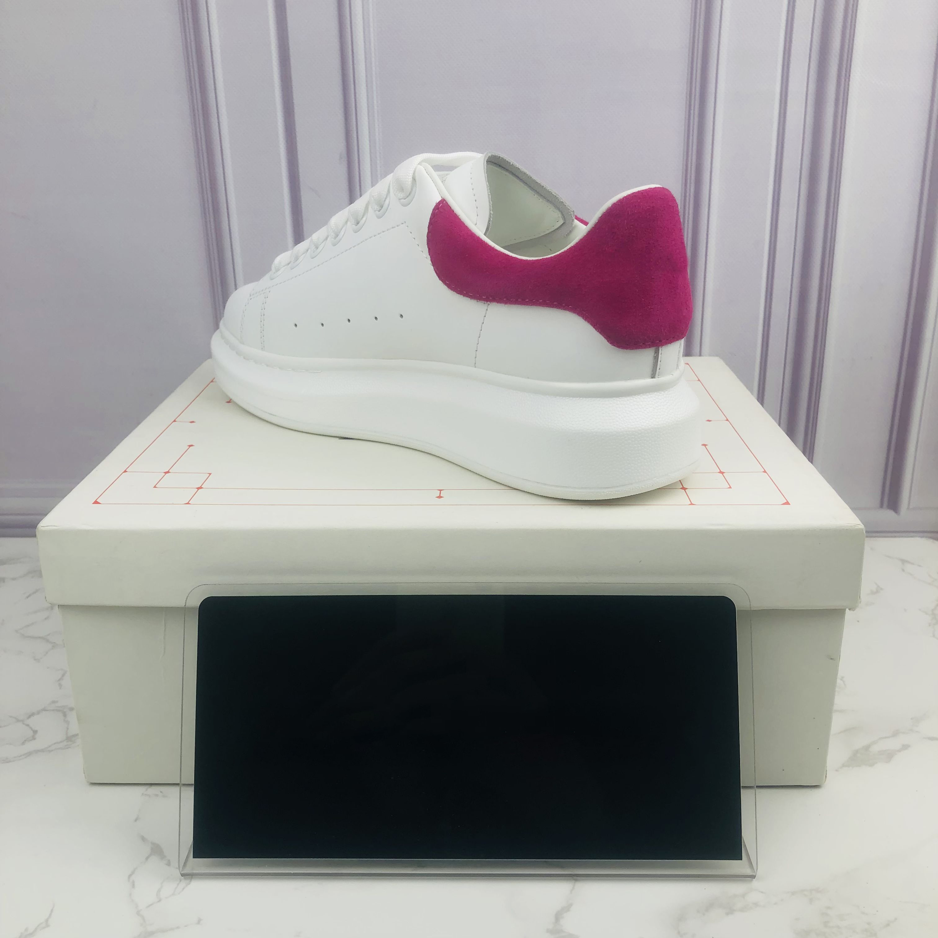 

Casual Shoes Fashion Men Designer Women Leather Lace Up Platform Sneakers White Black Ladies Luxury Velvet Suede Sneakers, 23