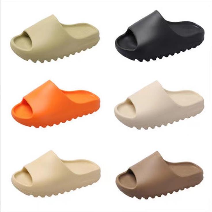 

2022 Designer slipper men women sandal Triple Black White Resin pattern slippers Foam Runner mens womens west slipper slides slider sliders shoes 36-47, Desert sand
