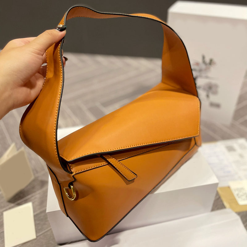 

2022 New Designer Shoulder Bags Ladies Top Quality Luxury Leather Handbag Fashion Puzzle Hobo Cosmetic Totes Underarm Bag, Color 1