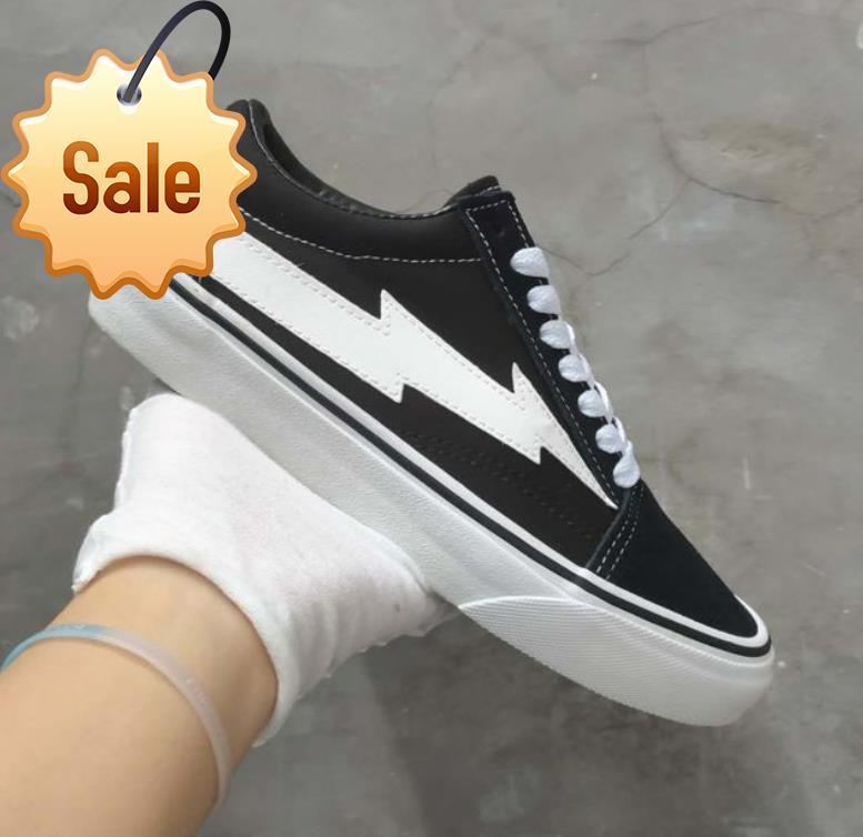 

Top Quality Green Revenge Storm X Canvas Shoes Fashion Women Vulcanized Shoe Lightning Pattern Men Street Skateboarding Sneakers, Red