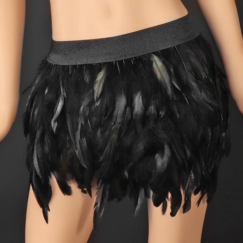 

Garters Body Harness Feathers For Women Skirt Fashion Sexy Cage Bondage Lingerie Punk Gothic Dance Festival Rave Wear Party ClubGarters, Pg0142