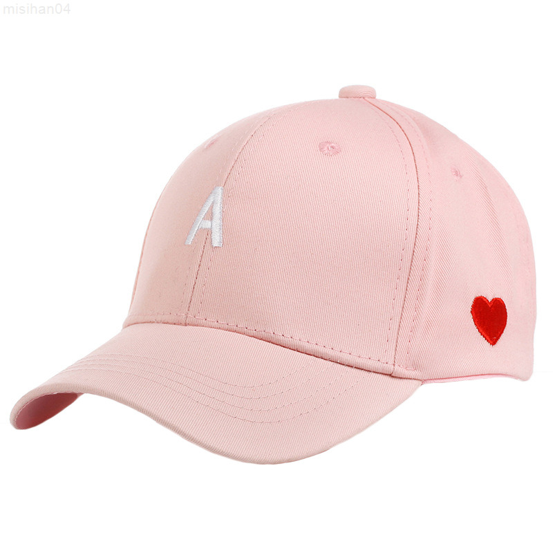 

New Baseball Cap Fashion Cotton Letters Embroidery Baseball Hat Women's And Men's Solid Color Outdoor Sports Shade Caps TG0071 Y220716, Pink