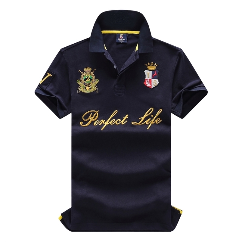 

Men's Polo Shirt Summer Fashion Classic Sports Casual Top Short Sleeve Pure Cotton High Quality Collar Men 220402