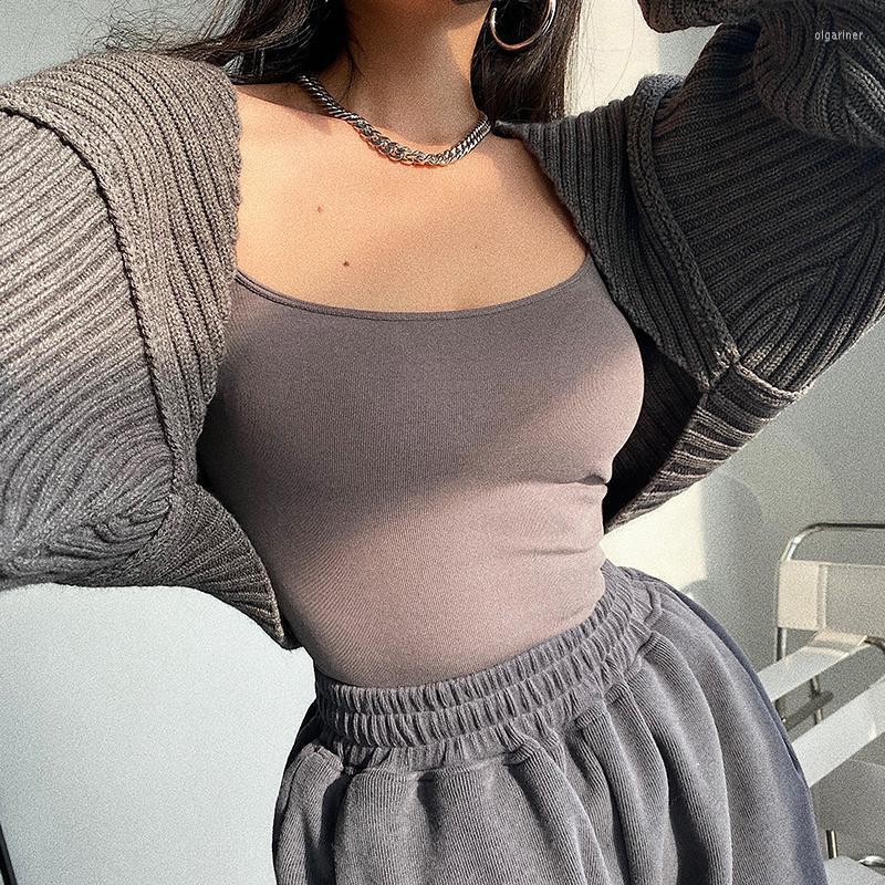 

Women's Knits & Tees Korean Loose Bat Sleeve Short Open Stitch Sweater Women Solid Color Navel Knitting Shawl Cardigan 1D0MWomen's Olga22, Black