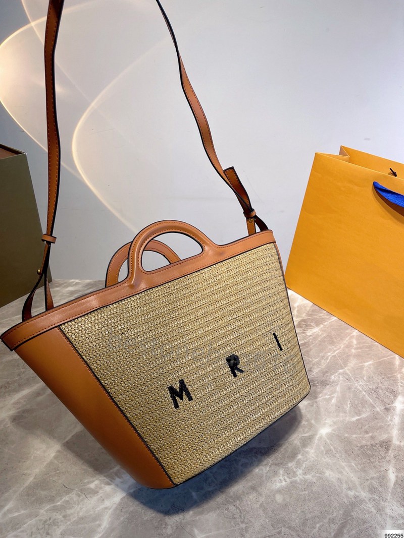 

Totes Fashion light luxury cross-body bag designer Marn woven handbag for women