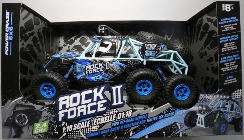 Electric Six-wheel Drive Climbing Car 2.4G Remote Control Big Foot Off-road Vehicle-image-758864103