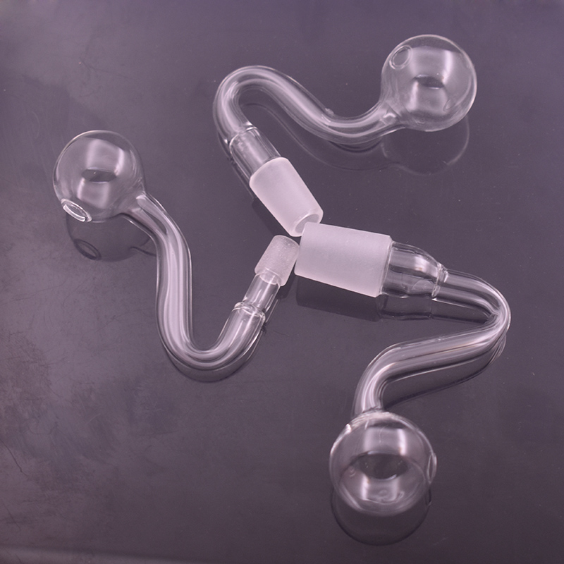 

Hookah Accessories Curve Glass Oil Burner Pipe Nail Burning Water 10mm 14mm 18mm Male Female 1.2 Inch Ball Banger Oil Bowl for Dab Rig Bong Mix Order Dhl Free