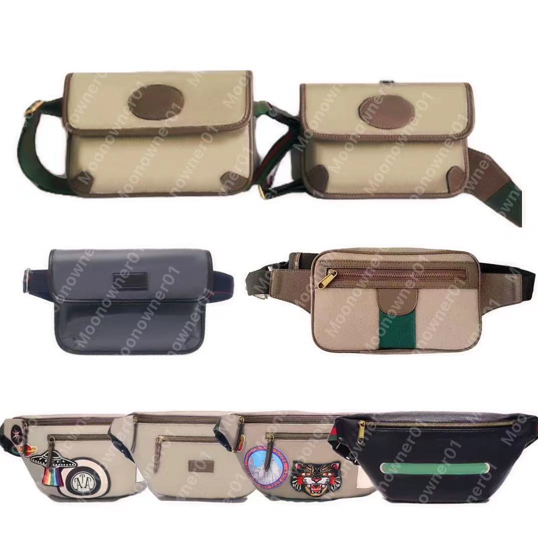 Sacs de taille Designer Fanny Pack Bumbag Hommes Poitrine Porte Bum Sac Satchel Purse Sac à main Femmes Mode Bandbody Sac Sacs à main Homme Rétro