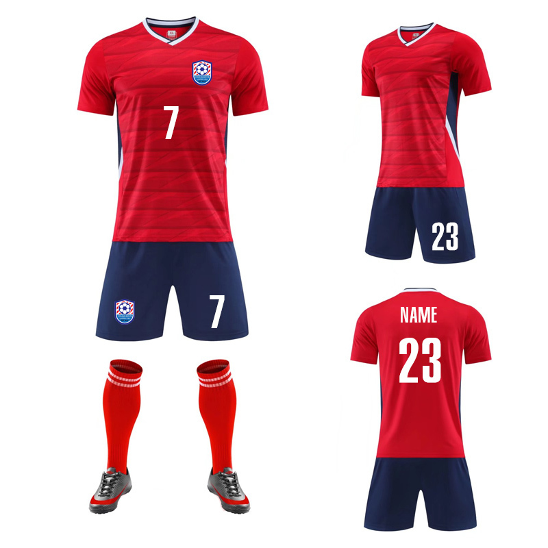 

Men Children Sets Football Uniforms DIY Boys Soccer Jersey Tracksuit Youth Women Sportswear Kits Blank Custom Print 220615, Light blue