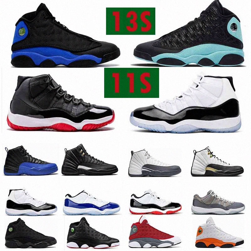 

13s 11s Basketball Shoes Legend blue Red unc Flint Black Hyper Royal 12s got game bred Game neutral grey low chutney lucky green trainers Sneakers 31rS#