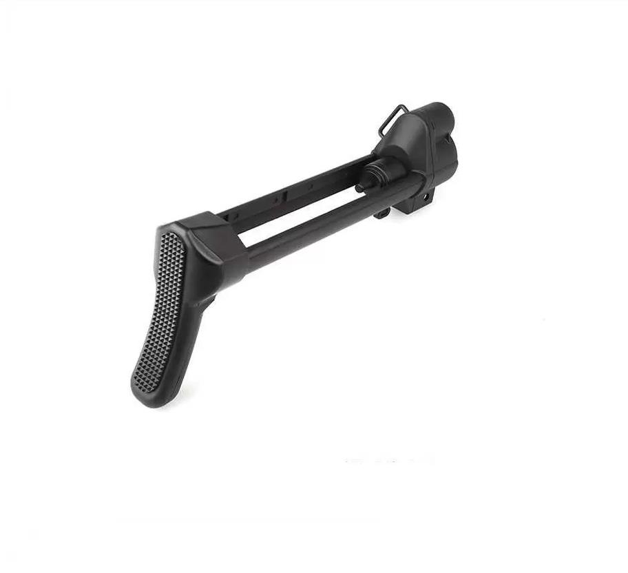 

LDT MP5 stock telescopic rear support 5k toy metal sliding rod nylon modification Gel Blaster upgrade accessories.cx, Bk