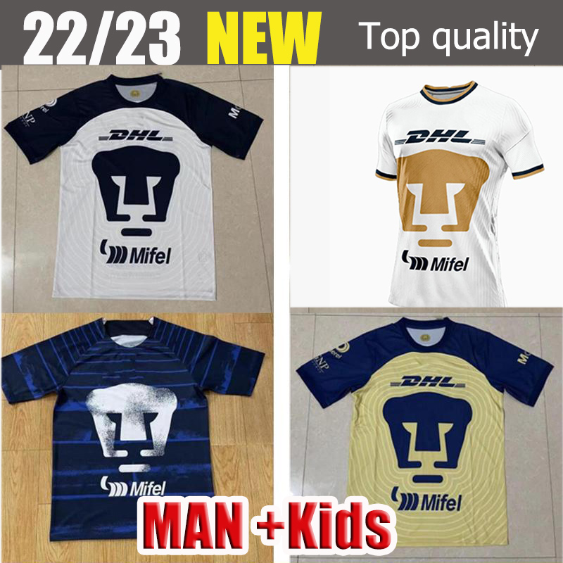 

2022 2023 MEXICO CLUb UNAM Cougar Soccer Jersey 22 23 special edition Malcorra MORA Iturbe Rodriguez LIGA MX football shirts, Grey