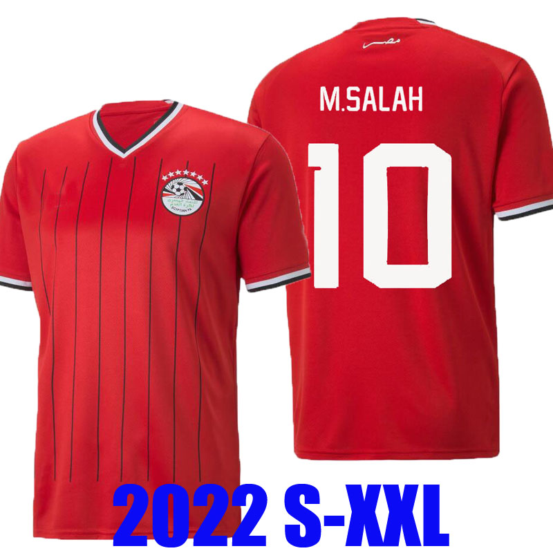 

2022 2023 Egypt KAHRABA Mens Soccer Jerseys 22 23 National Team Home Red Away White M.SALAH RAMADAN KAHRABA ELNENY Trezeguet Football Shirt Uniforms, Scotland home men 1