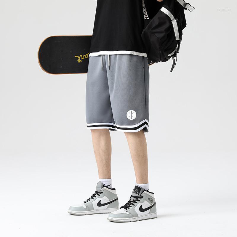 

Men's Shorts Hip Hop Casual Five-point Pants Soft And Breathable Basketball Men Elastic Waist Summer Loose Trendy Brand Short Homme Naom22, Blue short homme