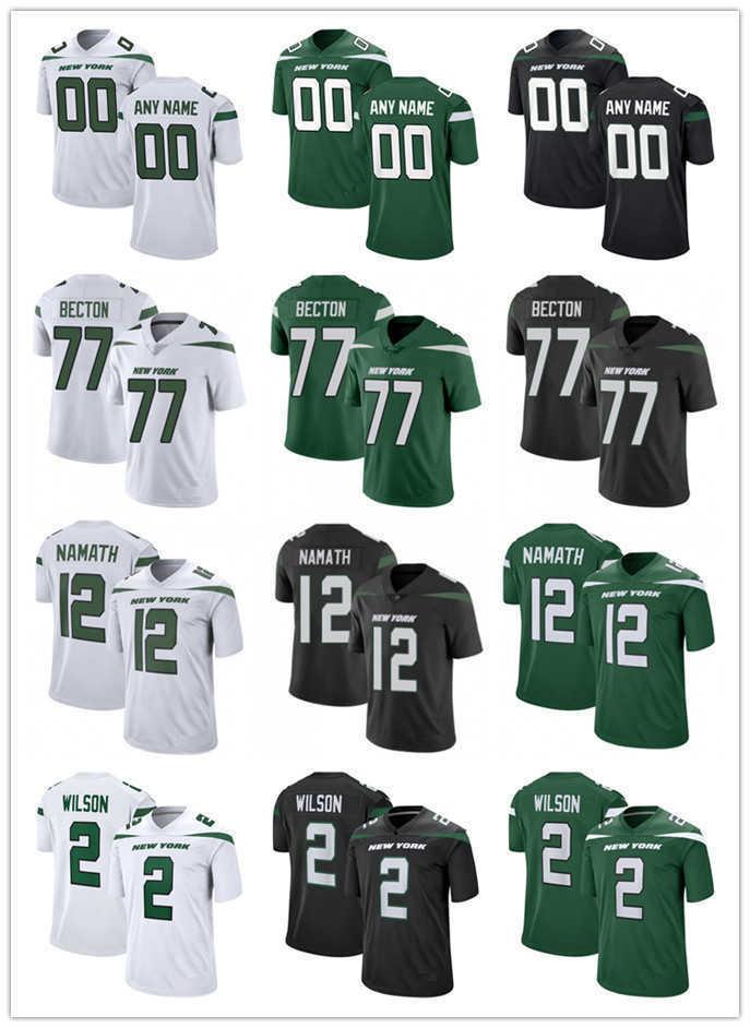 

Custom Men women youth New York''Jets''jersey 2 Zach Wilson 12 Joe Namath 8 Elijah Moore 28 Curtis Martin Football Jerseys, Color