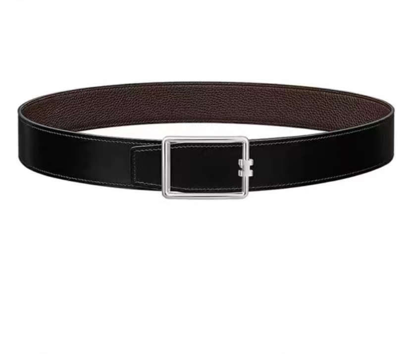 

Top men's and women's belts fashion designer high-end classic H buckle versatile leather belt HR015, Customize