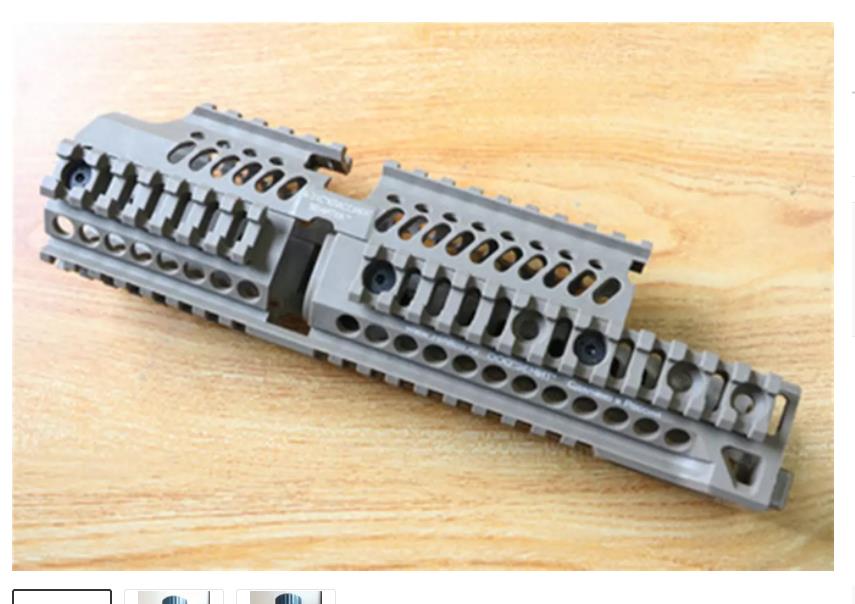 

Nylon Tactical AK 47 105 Series Four Sides Picatinny Rail Handguard System Lightweight Nylon B30 B31.cx, 12inch