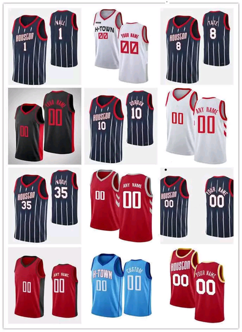 

75th Custom Mens Women Houston''Rockets''28 Alperen Sengun Hakeem 34 Olajuwon Daniel 27 Theis Kenyon 6 Martin Jr. Basketball Jerseys, Color
