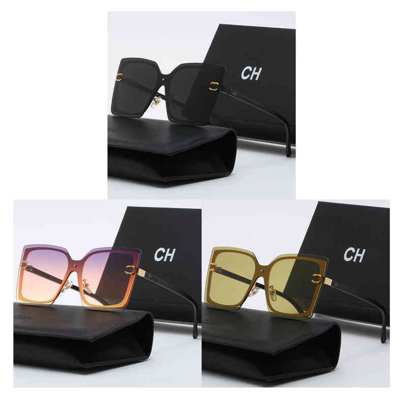 Designer Channel cc Sunglass Luxurious Sunglasses Woman Mens Casual Fashion Street Photography Tourism Anti Glare Vintage Baseball Sport Summer S