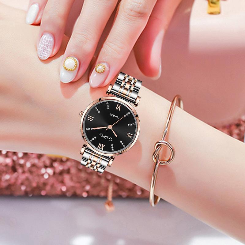 

Wristwatches Wach For Women Luxury Watch Womem Alloy Band Diamond Inlaid Women's Personality Trend Quartz Factory Montre FemmeWristwatch, Pcd020244