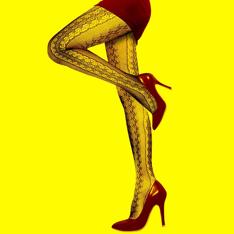 

Socks & Hosiery Spring Black Sexy Woman Pattern Jacquard Pantyhose Tights Stockings Fashion Style In Choices 12-6Socks