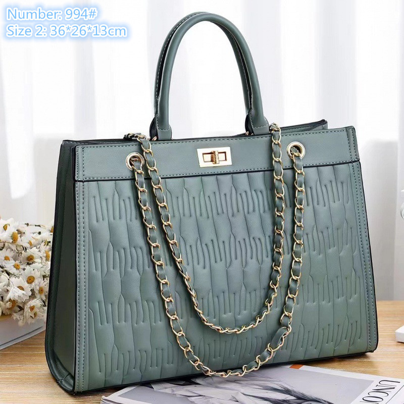 

Wholesale ladies shoulder bags elegant temperament solid color sewing fashion tote bag simple atmospheric plaid handbag large capacity leather mother handbags, White1-9162311