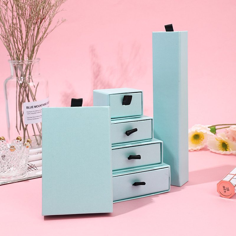 

24pcs/Lot Jewelry Gift Drawer Box Jewelery Sets Box Packaging boxs Greeting Card Necklace Bracelet Package Case