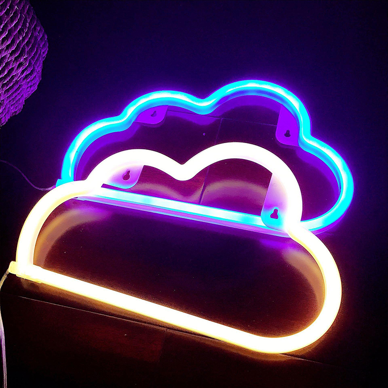 

Led Neon Sign Light SMD2835 Indoor Night Cloud Pink Red White Green Model Holiday Xmas Party Wedding Decorations Table Lamps