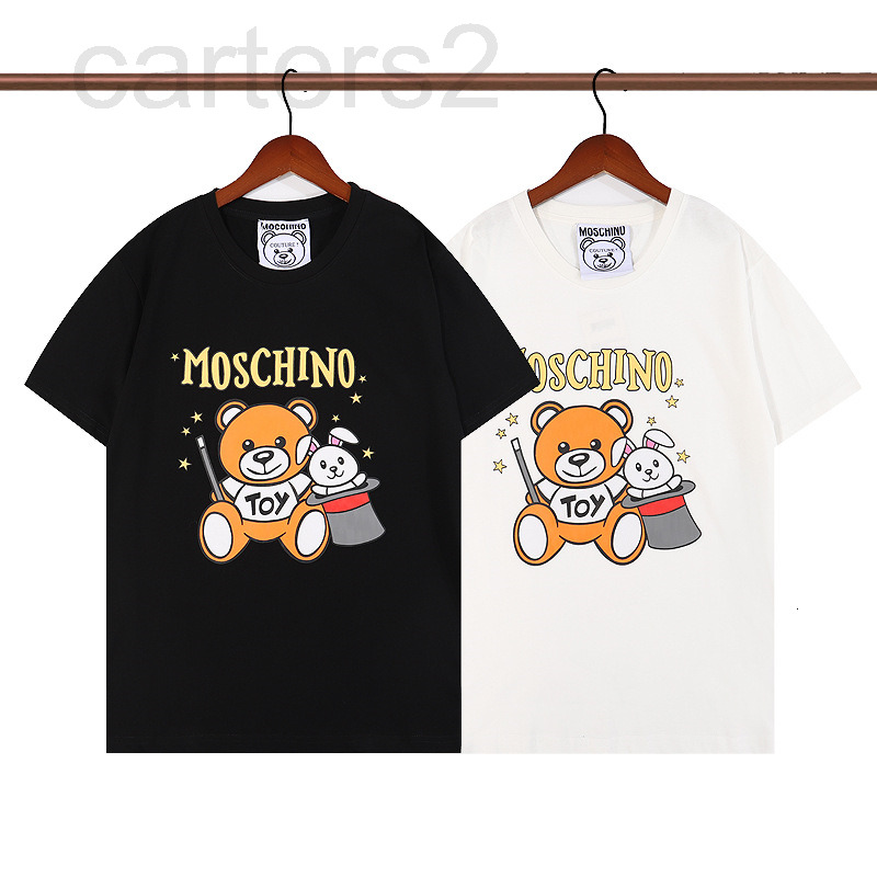 

Men' T-Shirts designer Fashion brand new moschin mochino bear series T-shirt couple printed short sleeve women YUQX, 2# packing bag