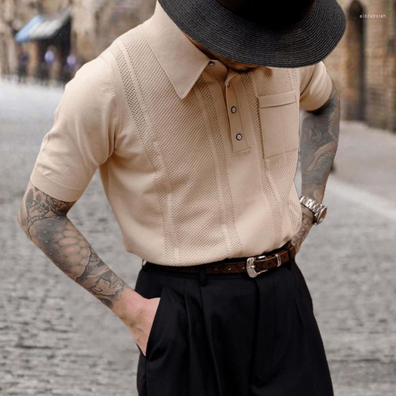 

Men's Casual Shirts Business Chic Pullover Loose Type Men Shirt Wear-resistant Anti-pilling Daily ClothesMen's Eldd22, Khaki
