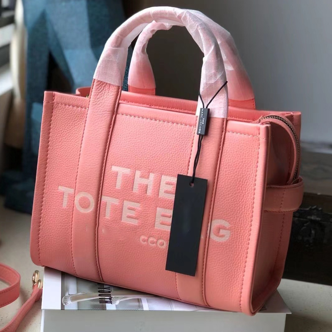 

2022 new Genuine Leather Tote Bag Women's Vintage Handbag Simple Single Shoulder Messenger BagS marc, Customize