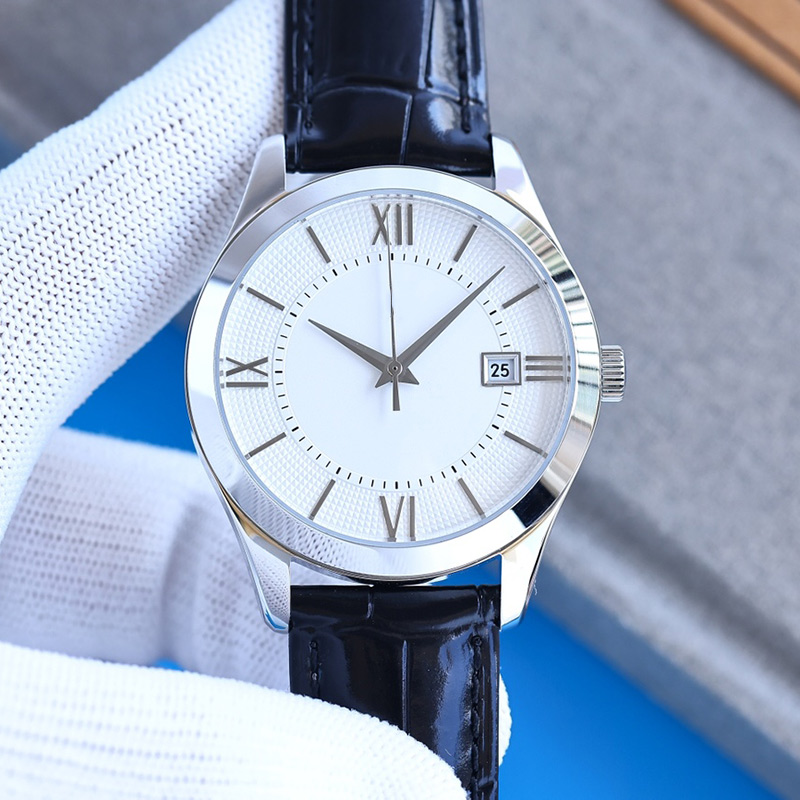 

Mens Watch Automatic Mechanical Movement Watches 40mm Business Wristwatches Stainless Steel Case Montre de Luxe, Colour 6